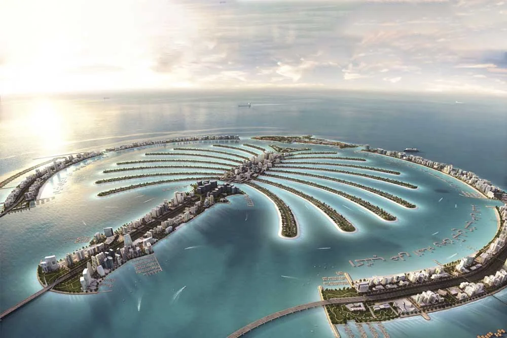 Artist's impression of Palm Jebel Ali, Dubai