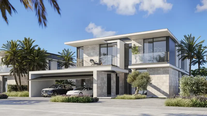Artist's impression of a standalone villa at Palm Springs by Nakheel
